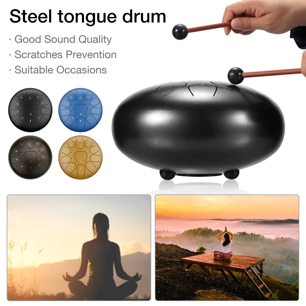10 inch Steel Tongue Drum - Image 5