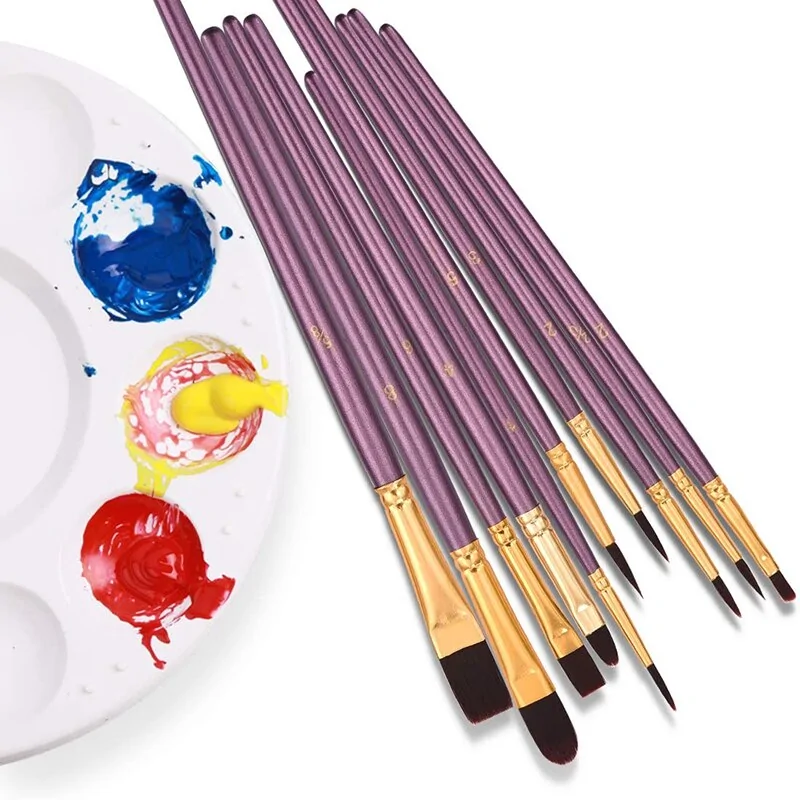 10-Piece Paint Brushes Set - Image 5