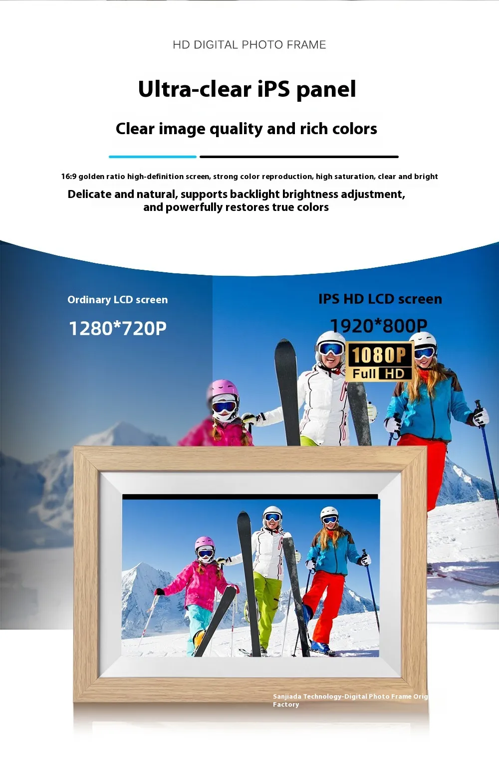 101 Inch WiFi Digital Photo Frame IPS Touch Screen - Image 8