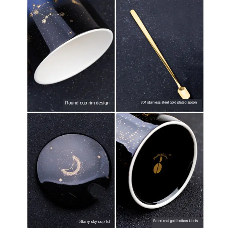 12 Constellations Creative Mugs With Spoon - Image 5