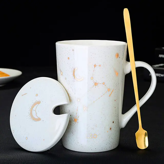 12 Constellations Creative Mugs With Spoon - Image 8