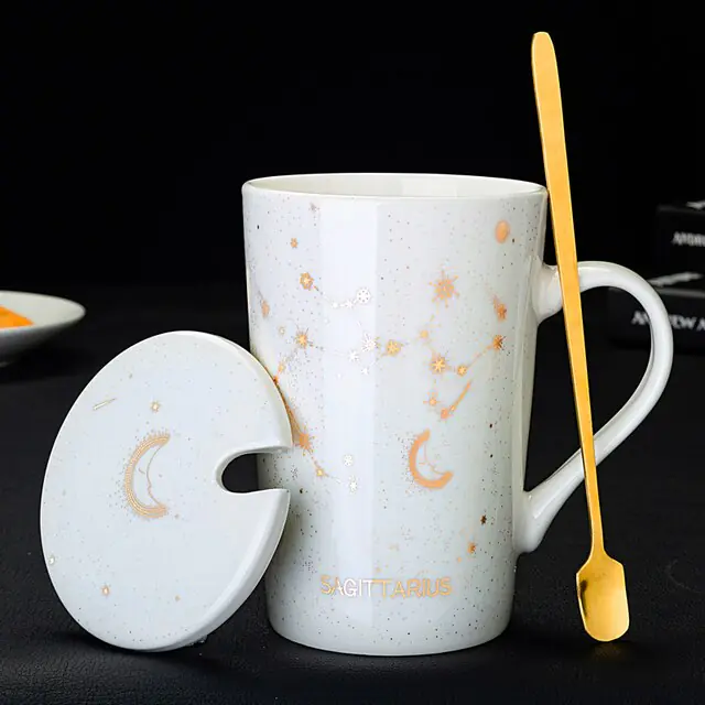 12 Constellations Creative Mugs With Spoon - Image 9