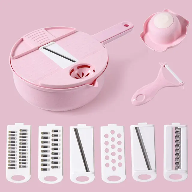 12 Pieces Vegetable Chopper Carrots Potatoes Grater - Image 9