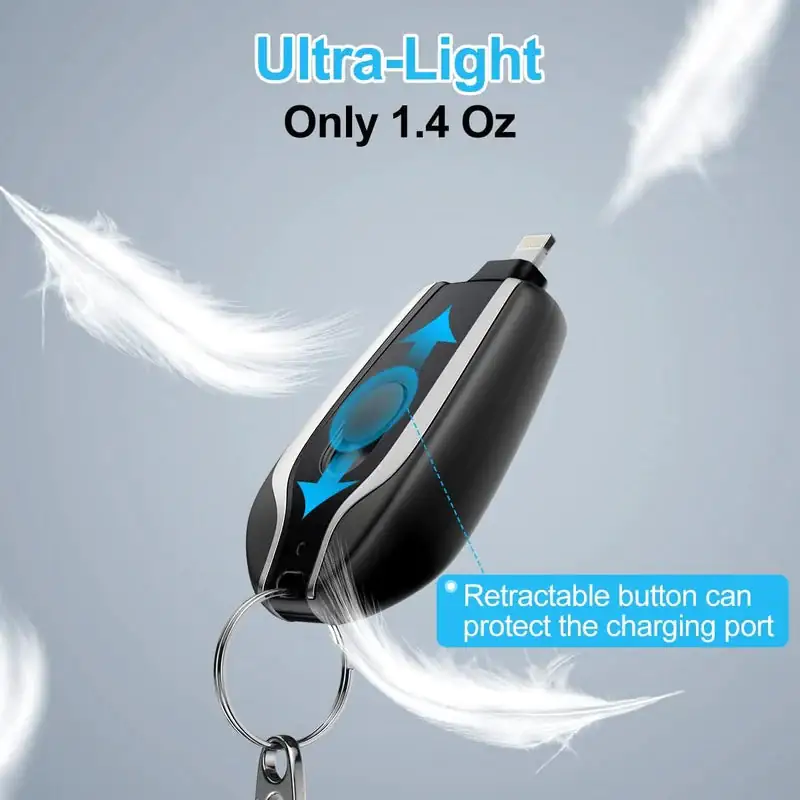1500mAh Mini Pod Keychain Charger - Image 5