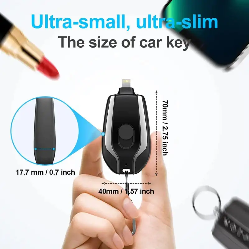 1500mAh Mini Pod Keychain Charger - Image 6
