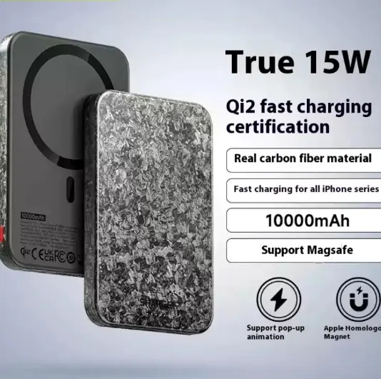 15W Magnetic Power Bank Wireless - Image 3