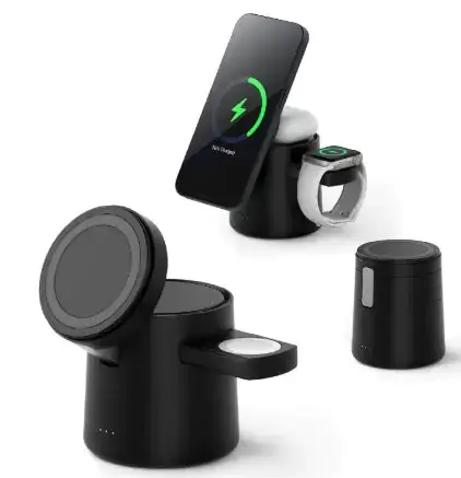 15W Magnetic Three-in-one Wireless Charger - Image 2