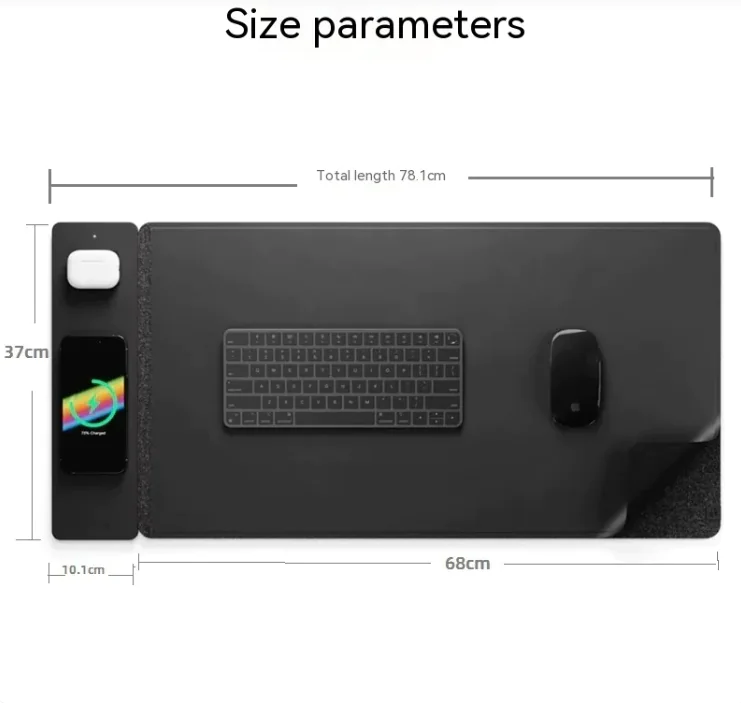 15W Magnetic Wireless Mouse Pad Charger - Image 2