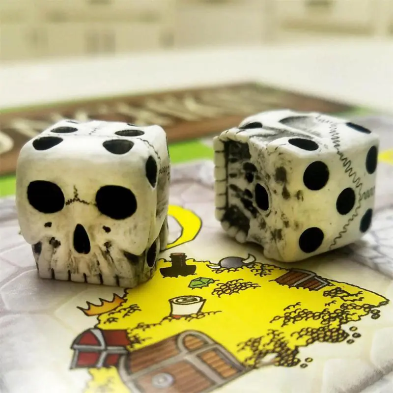 1PC 6-Sided Skull Dice - Image 3