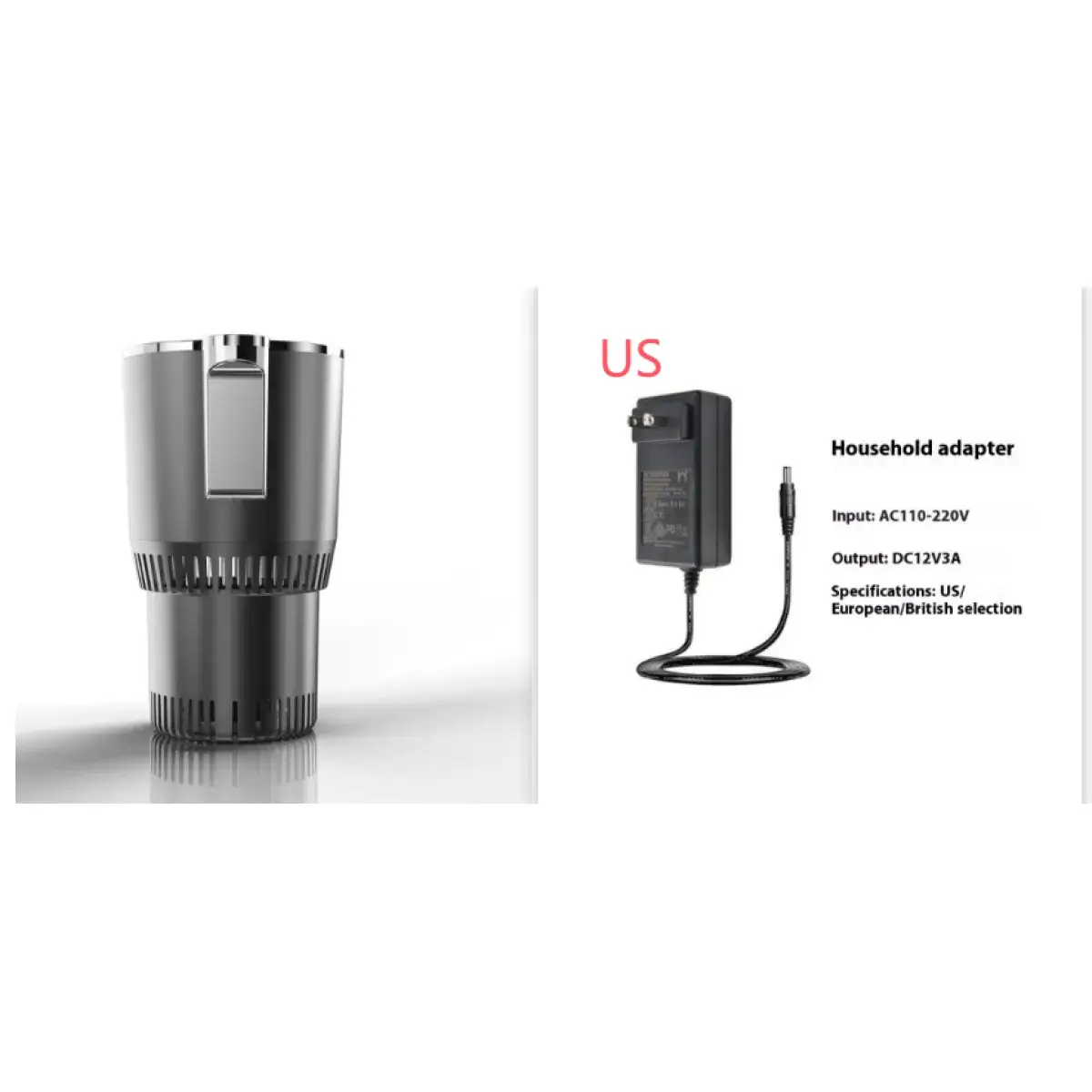 2-in-1 Car Cup Warmer & Cooler, 12V - Image 5