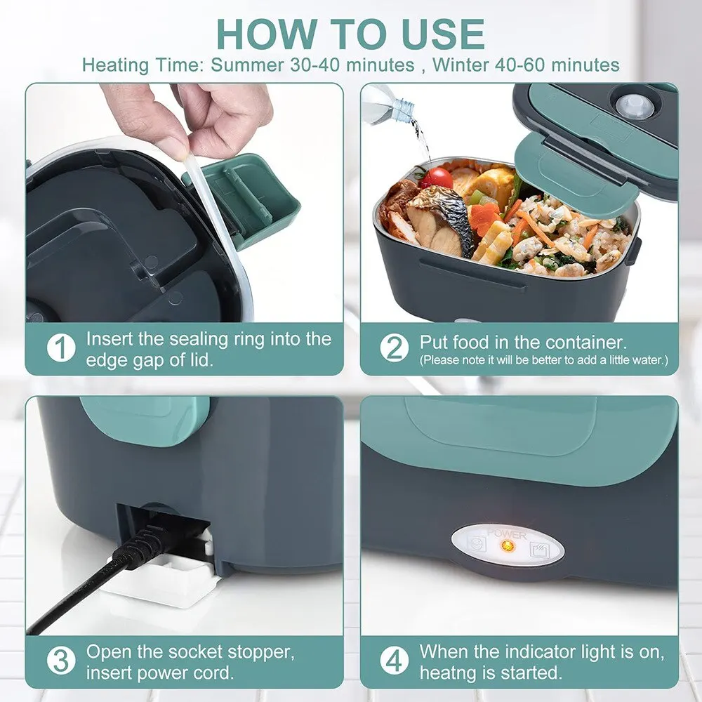 2-In-1 Electric Heating Lunch Box - Image 6
