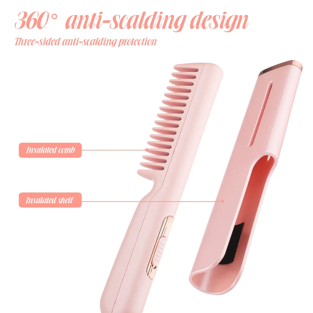 2-in-1 USB Heated Hair Comb - Image 4