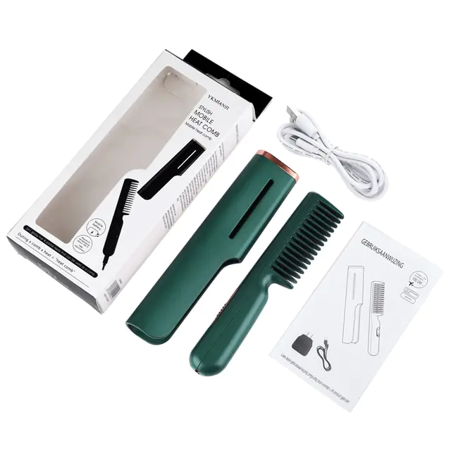 2-in-1 USB Heated Hair Comb - Image 7