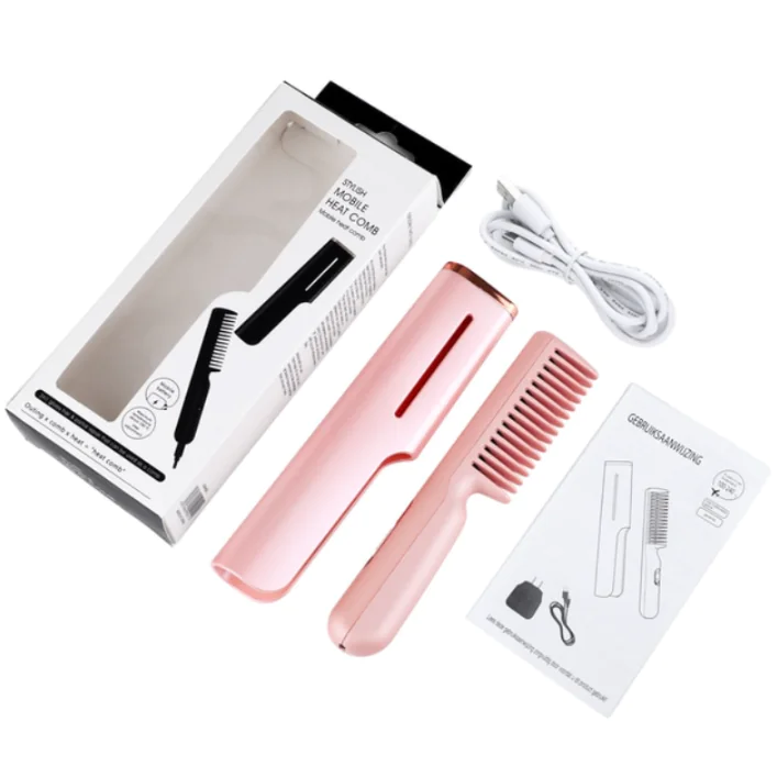 2-in-1 USB Heated Hair Comb - Image 8