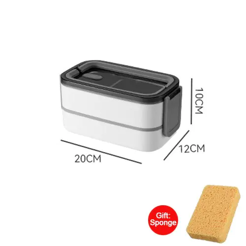 2 Layer Stainless Steel Bento Box - Image 9