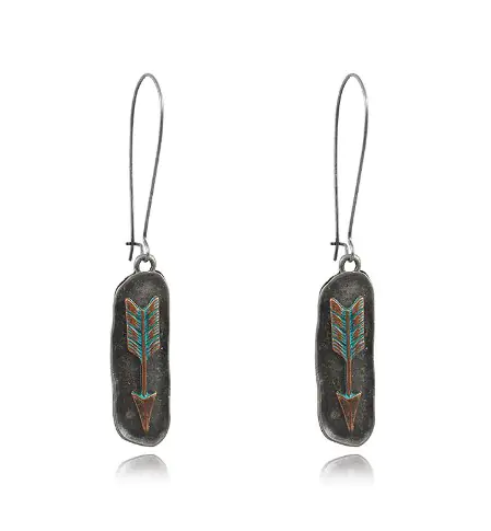 2019 New Bohemian Style Drop Oil Alloy Earrings
