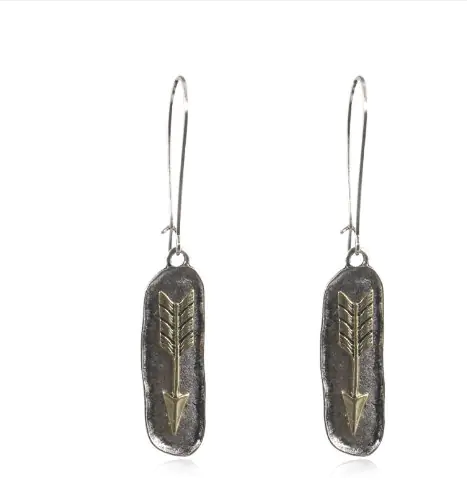 2019 New Bohemian Style Drop Oil Alloy Earrings - Image 2