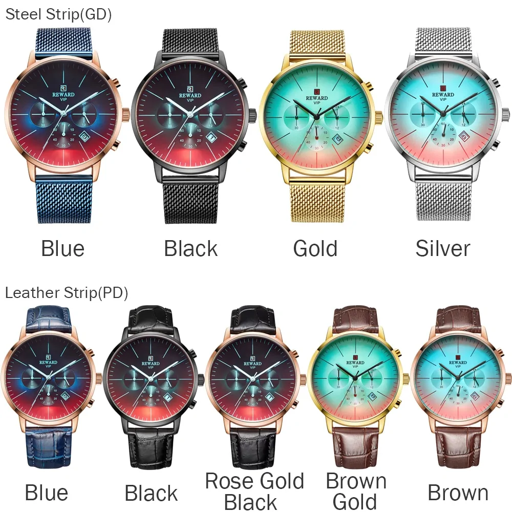2019 New Fashion Color Bright Glass Watch - Image 11