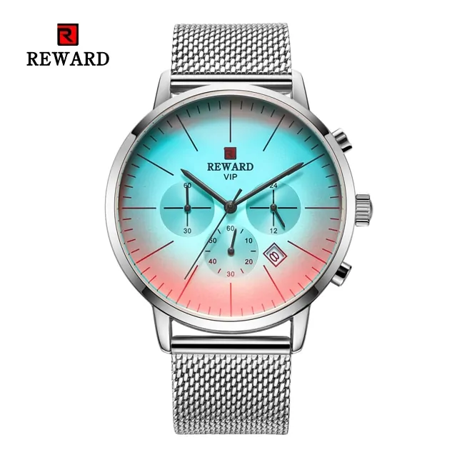 2019 New Fashion Color Bright Glass Watch - Image 32