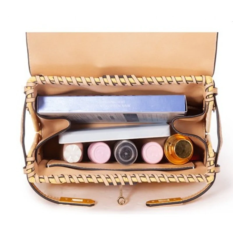 2020 Designer Bamboo Flap HandBag for Women - Image 6