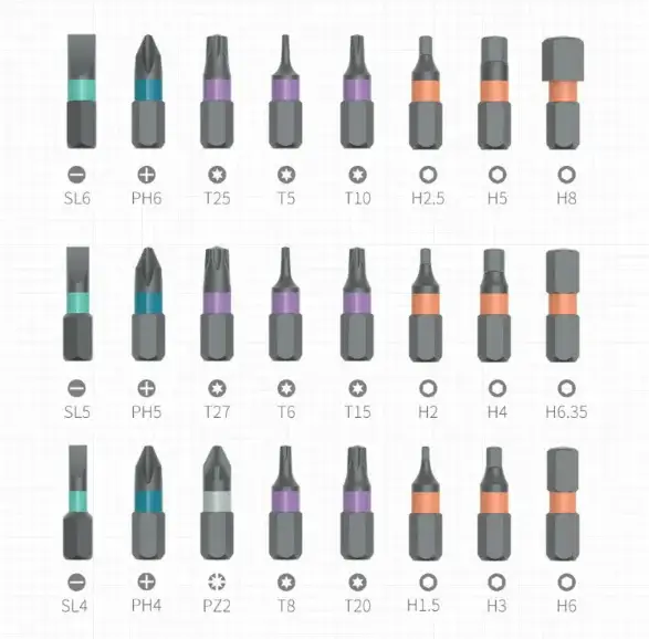 24-in-1 Ratchet Screwdriver Set with Handle - Image 5