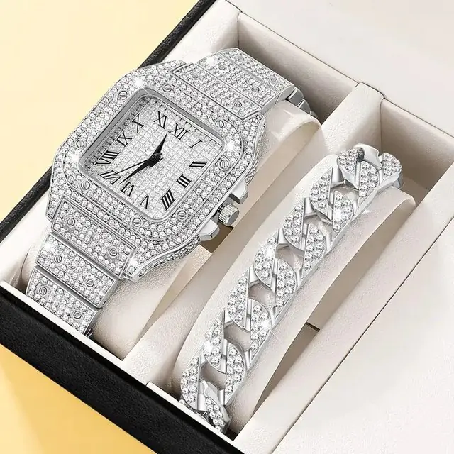 2Pcs Set Diamond Women Watches - Image 7