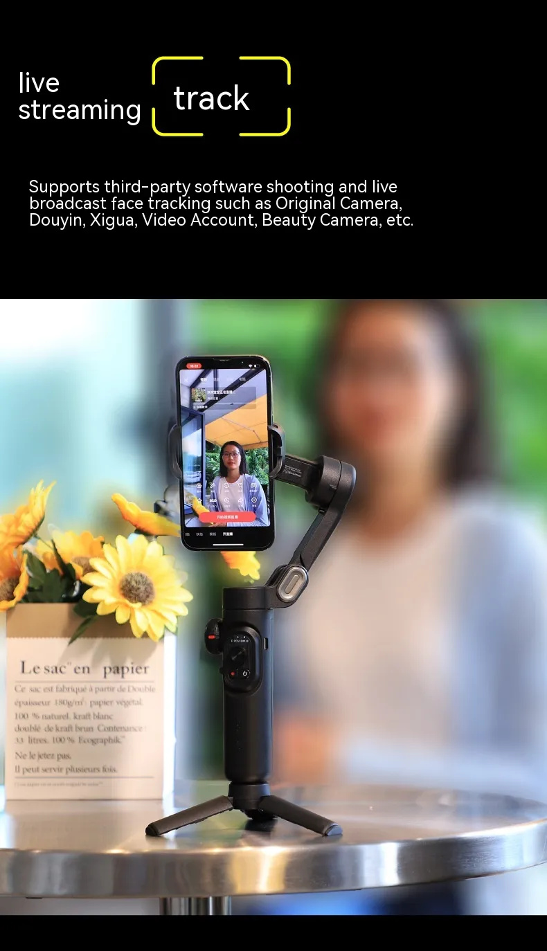 3-Axis Handheld Gimbal Stabilizer for Smartphones - Image 5