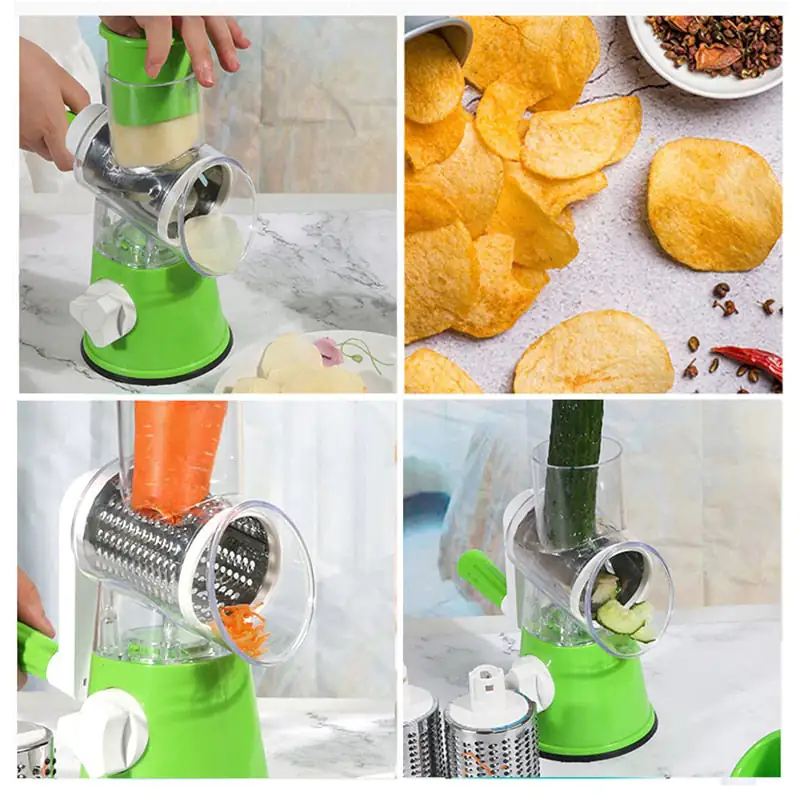 3 in 1 Manual Shredder with Rubber Suction Base - Image 2