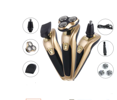 3-in-1 Rechargeable Electric Razor and Beard Trimmer - Image 5