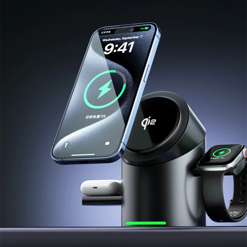 3-in-1 Wireless Magnetic Charging Station - Image 3