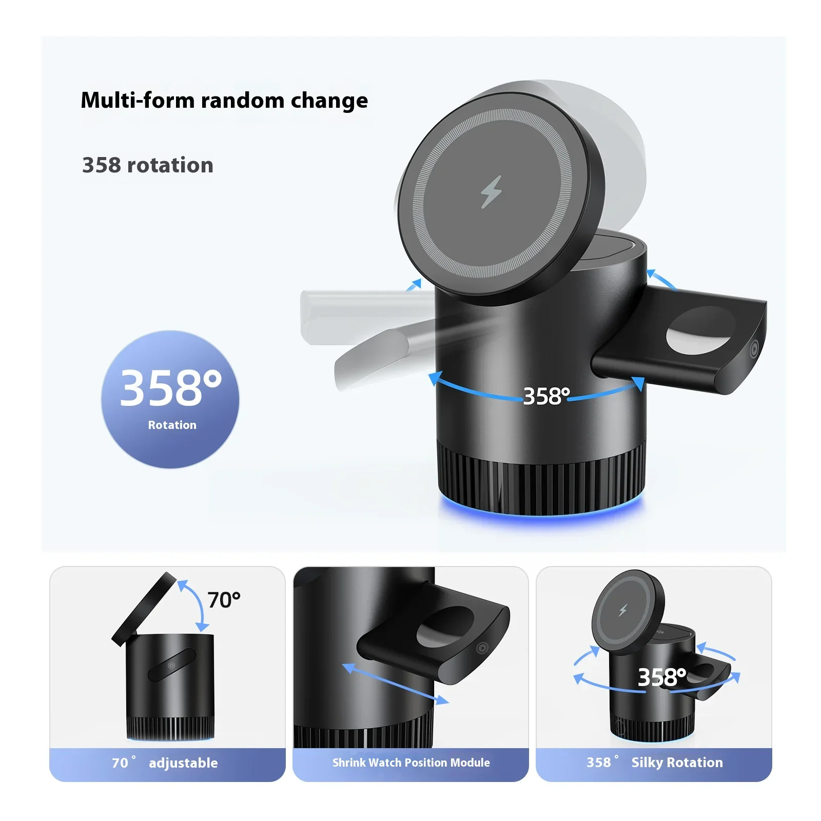 3-in-1 Wireless Magnetic Charging Station - Image 5