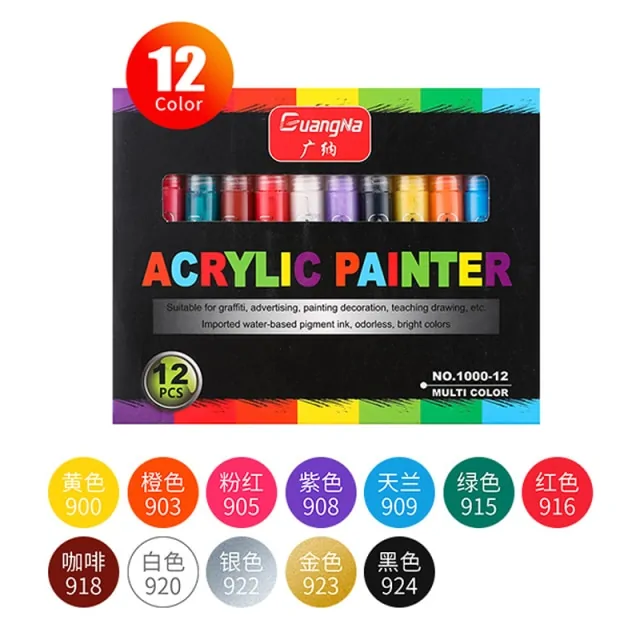 36 Colors Acrylic Marker Pens - Image 10