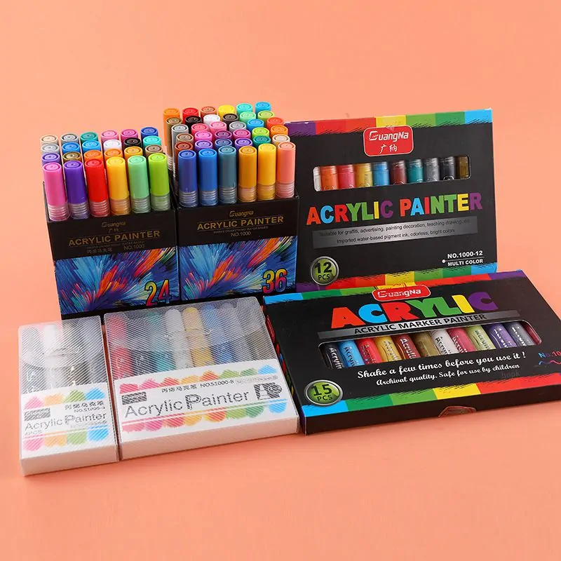 36 Colors Acrylic Marker Pens - Image 6