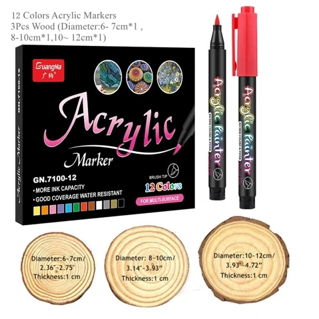 36 Colors Acrylic Paint Pens - Image 12