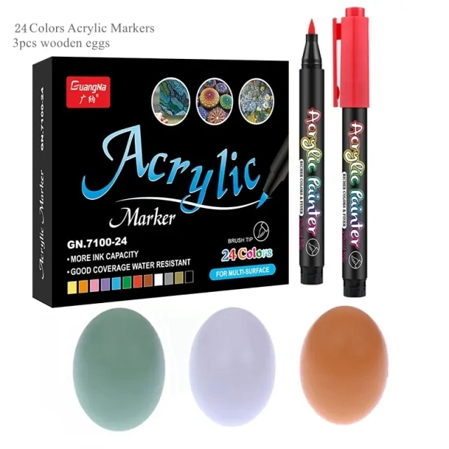 36 Colors Acrylic Paint Pens - Image 14