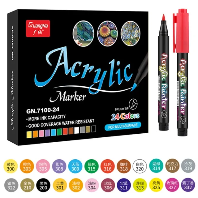 36 Colors Acrylic Paint Pens - Image 23