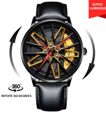 360° Rotate Wheel Watches For Men - Image 2