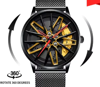 360° Rotate Wheel Watches For Men - Image 4