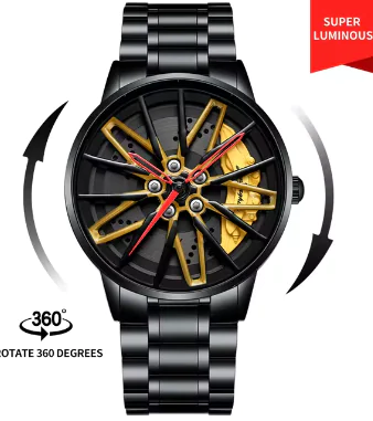 360° Rotate Wheel Watches For Men - Image 5