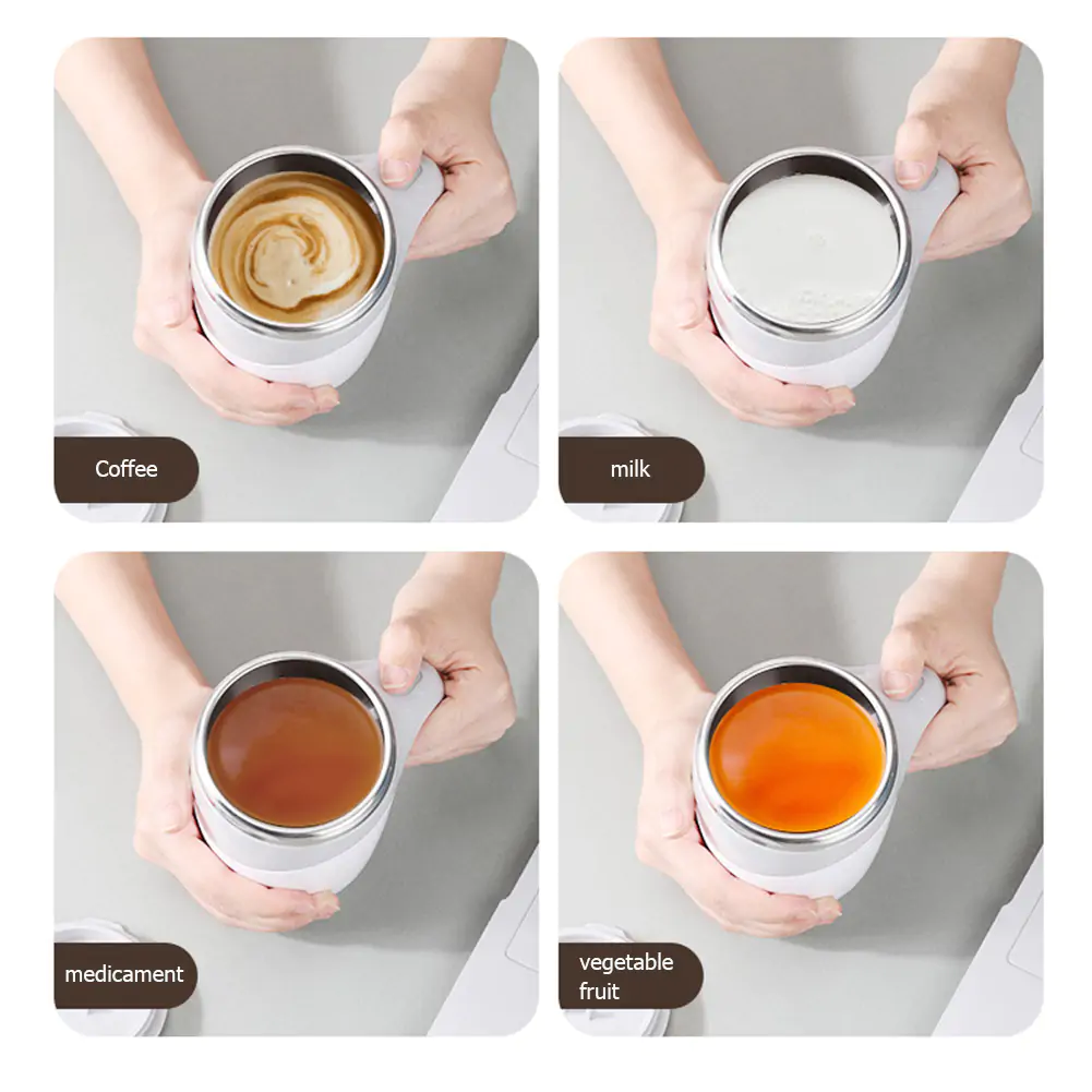 380ml Automatic Stirring Magnetic Mug - Image 5
