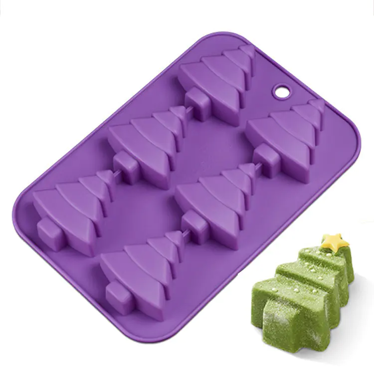 3D Christmas Tree Silicone Mold for Baking and Crafts - Image 3