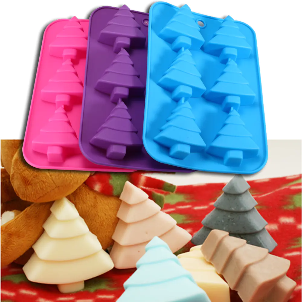 3D Christmas Tree Silicone Mold for Baking and Crafts - Image 5