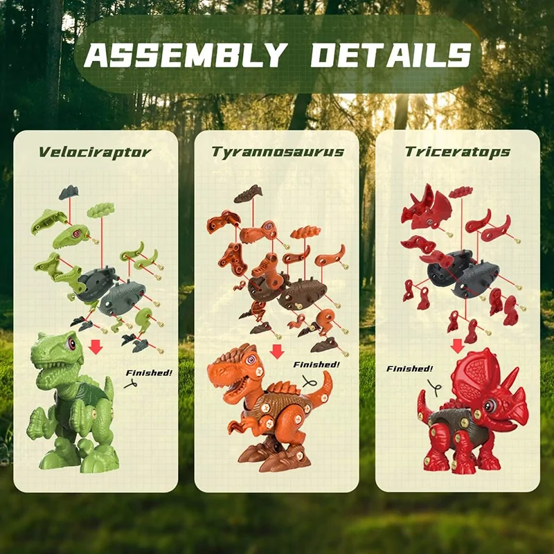 3D Creative Puzzle Dinosaur Toys - Image 5