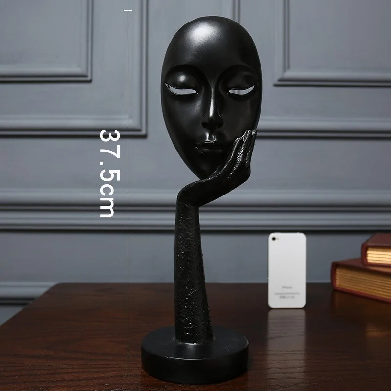 3D Face Mask Abstract Sculpture Decorative Art - Image 15