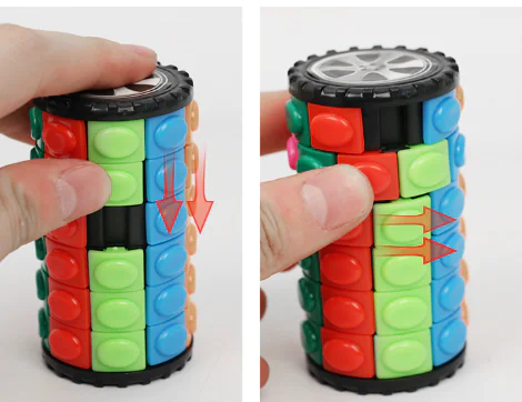 3D Magic Tower Puzzle Toy - Eco-Friendly ABS Corn Sticks - Image 3