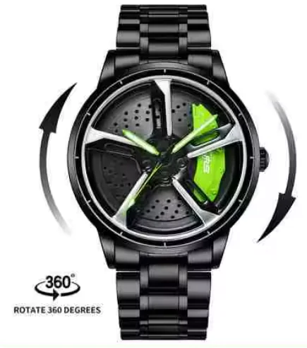 3D Spinning Mens Watches Car Rim - Image 4