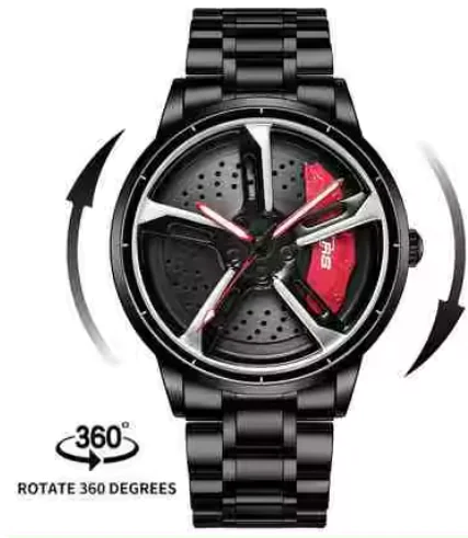 3D Spinning Mens Watches Car Rim - Image 5