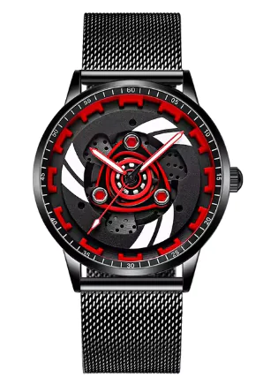 3D Spinning Motorcycle Engine Watch - Image 4