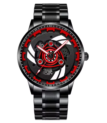3D Spinning Motorcycle Engine Watch - Image 8