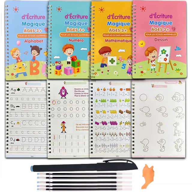 4 Books Pen Magic Copy Book - Image 12